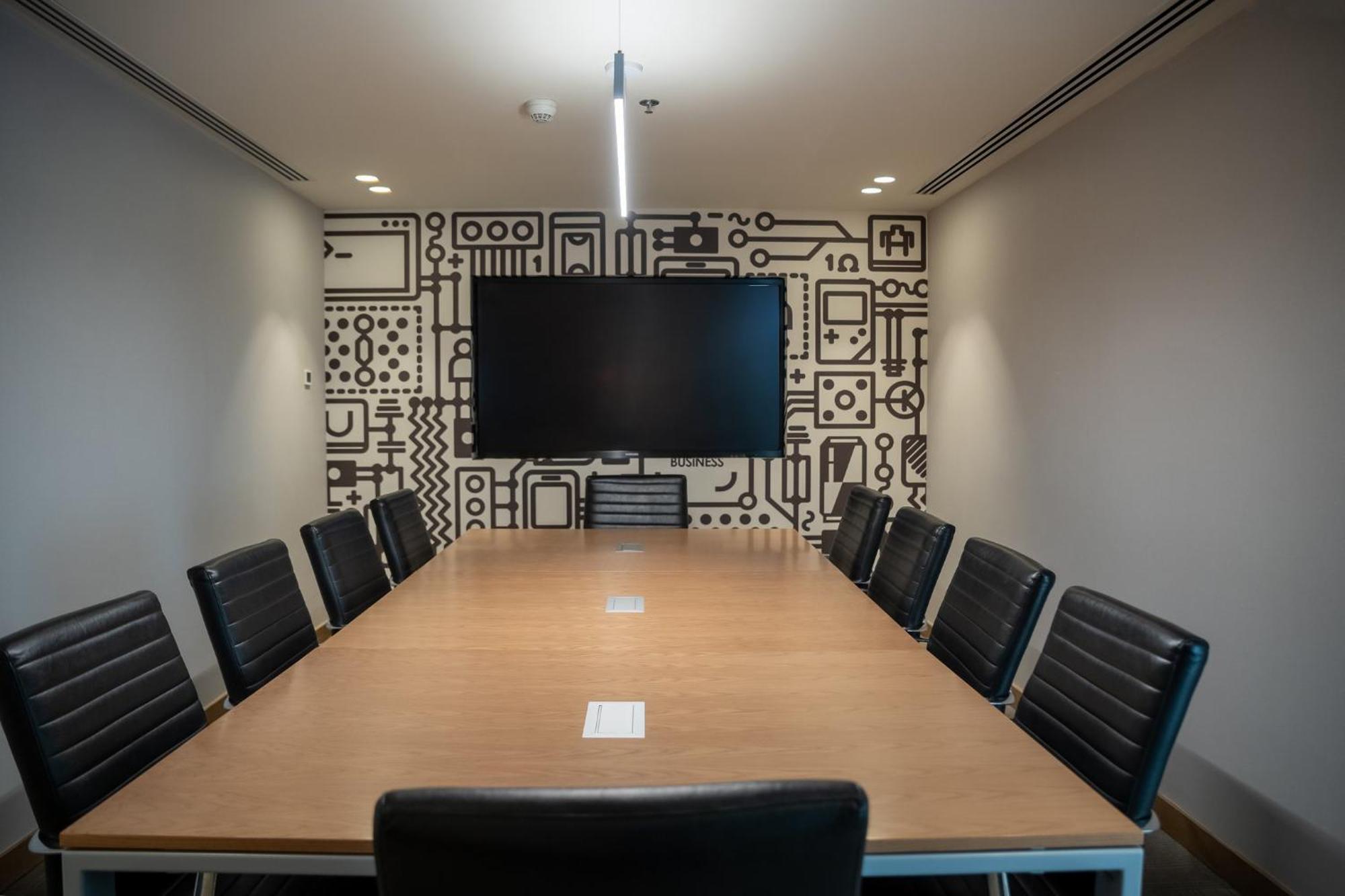 Fiesta Americana Viaducto Aeropuerto Mexico By Eksteriør billede A meeting room at the company's headquarters in San Francisco