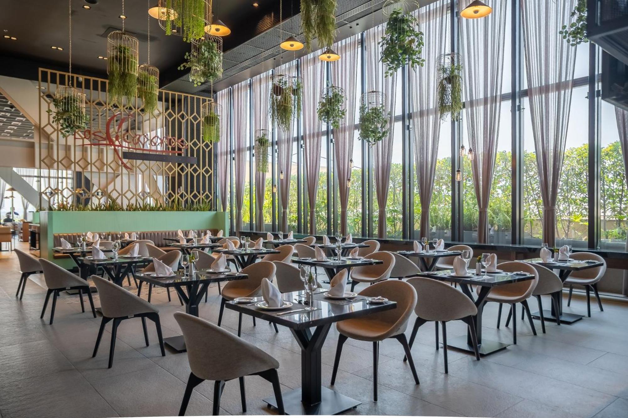 Fiesta Americana Viaducto Aeropuerto Mexico By Eksteriør billede Restaurant interior